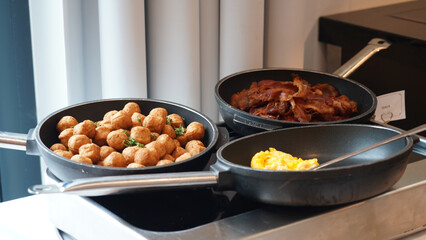 Buffet style food for a lunch event in a Restaurant in Berlin.