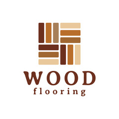 wood flooring logo design