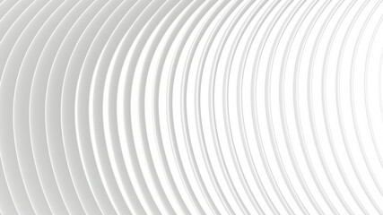 3D white wavy background for business presentation, gray stripes elegant pattern