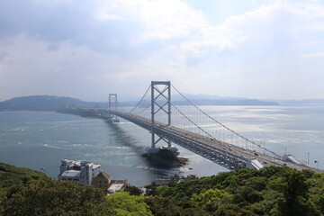 鳴門海峡と大鳴門橋