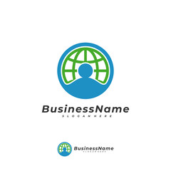 World People logo vector template, Creative World logo design concepts