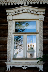 Fototapeta na wymiar Konstantinovo, Russia - the birthplace of russian poet Sergei Ye