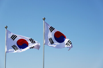 Taegeukgi, Korean flag, the national flag of Korea
