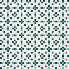 Fototapeta premium Abstract Cross Pattern generative computational art illustration