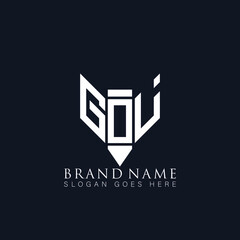 GOL letter logo design on white background.GOL creative monogram initials letter logo concept.
GOL Unique modern flat abstract vector letter logo design. 