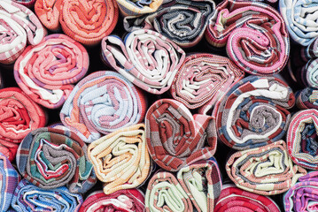 Cotton pattern made from natural raw materials.