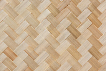 Bamboo weave, texture and surface background.