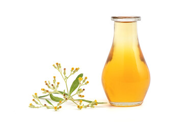 Ngai Camphor and oil isolated on white background.