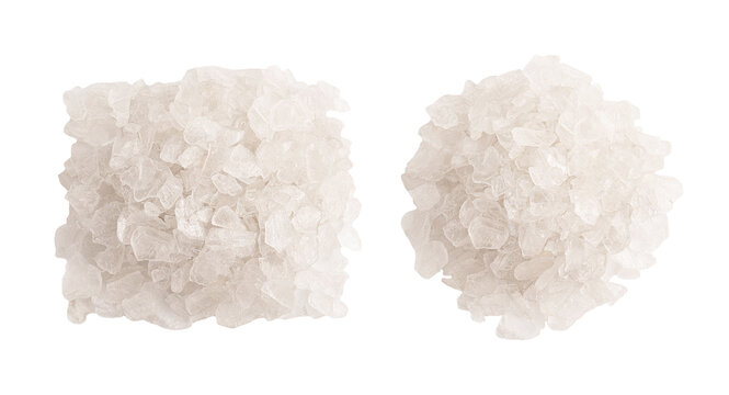 Borneol camphor isolated on white background with clipping path.