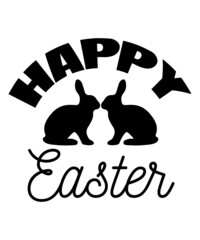 Happy Easter SVG Bundle File, Funny Easter Svg, Easter quotes, Easter Bunny svg, Gift For Easter Day, Easter Egg Hunt Svg, Easter Feast Svg
