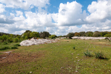 landscape with sky and clouds