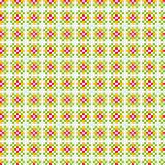 Fototapeta premium Abstract Cross Pattern generative computational art illustration