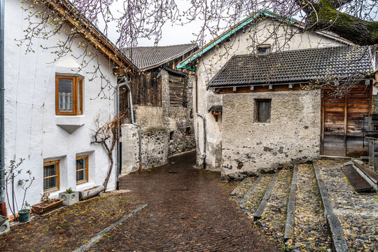 Alley in the Town of Glurns/Glorenza