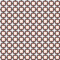 Fototapeta premium Abstract Cross Pattern generative computational art illustration