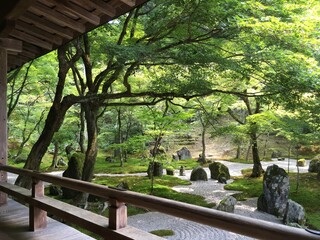 Stone garden at Kyomyo Zen Temple