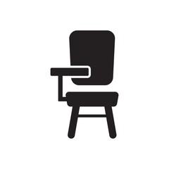 Fototapeta premium School desk icon 