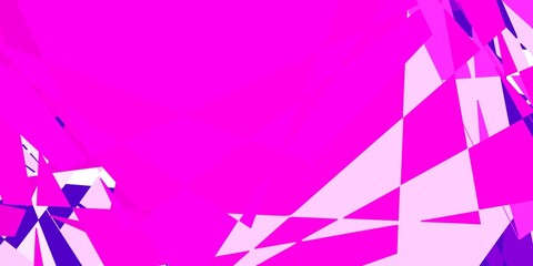 Light Purple, Pink vector layout with triangle forms.