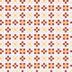 Abstract Cross Pattern generative computational art illustration