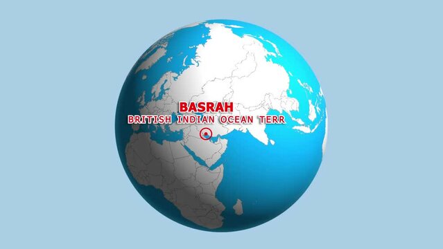 BRITISH INDIAN OCEAN TERR BASRAH ZOOM IN FROM SPACE