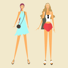 Tropical fashion style for girl