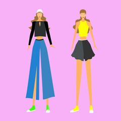 Casual fashion style for girl