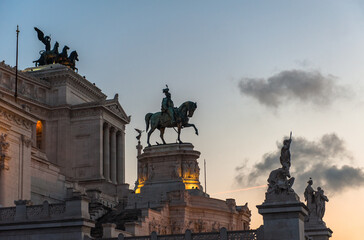 Obraz premium Beautiful view of Rome, Italy