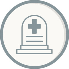 Obraz premium Tombstone Icon
