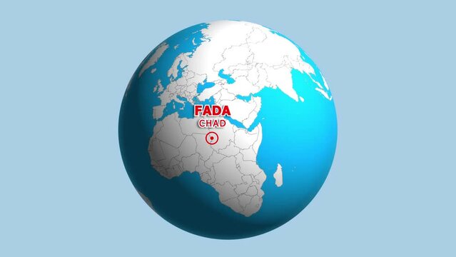 CHAD FADA ZOOM IN FROM SPACE