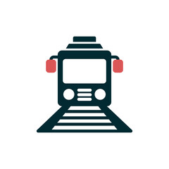 Naklejka premium Train Icon