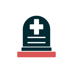 Obraz premium Tombstone Icon