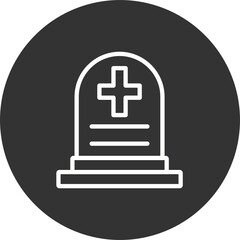 Fototapeta premium Tombstone Icon