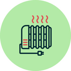 Radiator Heating Icon