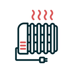 Radiator Heating Icon
