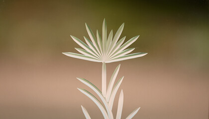 Glasornament in Form einer Blume