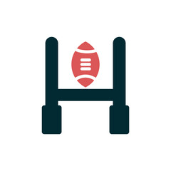 Rugby Goal Icon