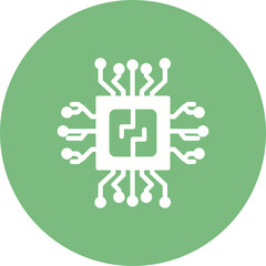 Fototapeta premium Chip Icon