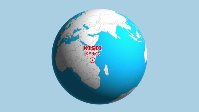 KENYA KISII ZOOM IN FROM SPACE