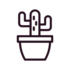 Fototapeta premium Cactus Icon