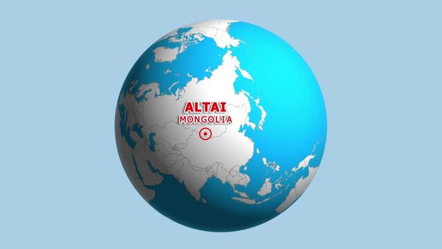 MONGOLIA ALTAI ZOOM IN FROM SPACE