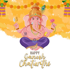 Happy Ganesh Chaturthi Poster