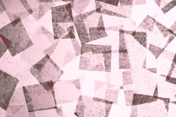 pink and black abstract tissue paper collage