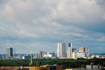 Fototapeta na wymiar skyline of West Berlin