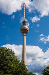 TV tower at Alexanderplatz in East Berlin 