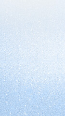 Crystal snow pastel sky blue color luxury shiny glittery texture. Holiday event party portrait background