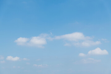 Blue sky with some white clouds