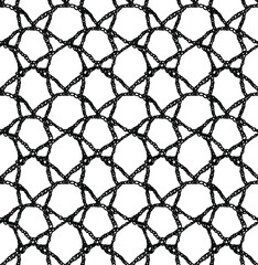 Seamless Vector Knitted Net Pattern