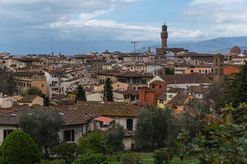 Fototapeta na wymiar view of Florence Italy 
