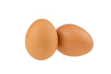 eggs isolated on white background