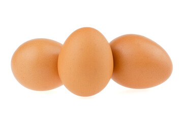 eggs isolated on white background