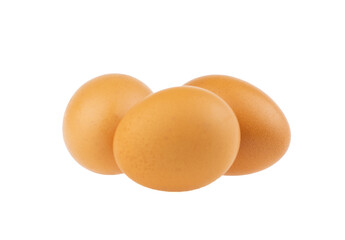 eggs isolated on white background
